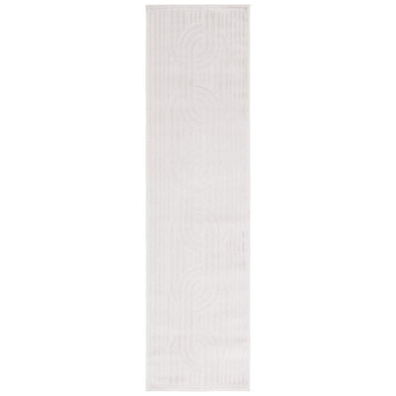 Tapis à motif géométrique Jhenna, Tapis de couloir 2 pi 2 po x 8 pi
