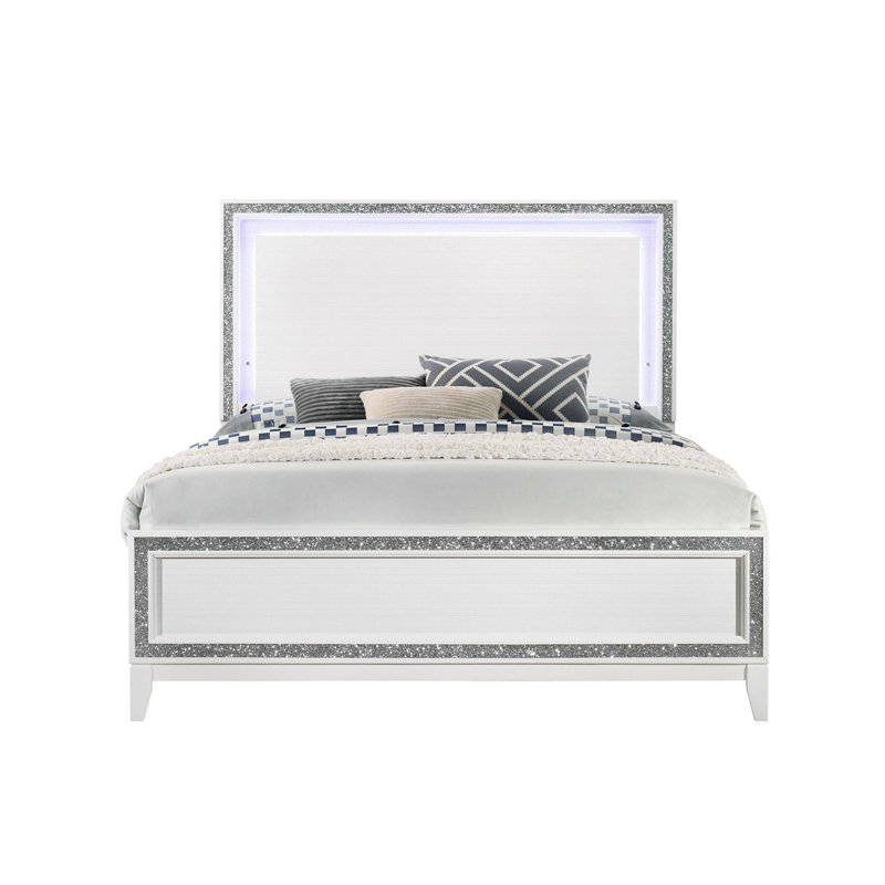 Raddi Platform Bed Frame With Headboard