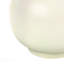 Lampe de table - H 25 po, matériau céramique crème, ivoire et abat-jour crème