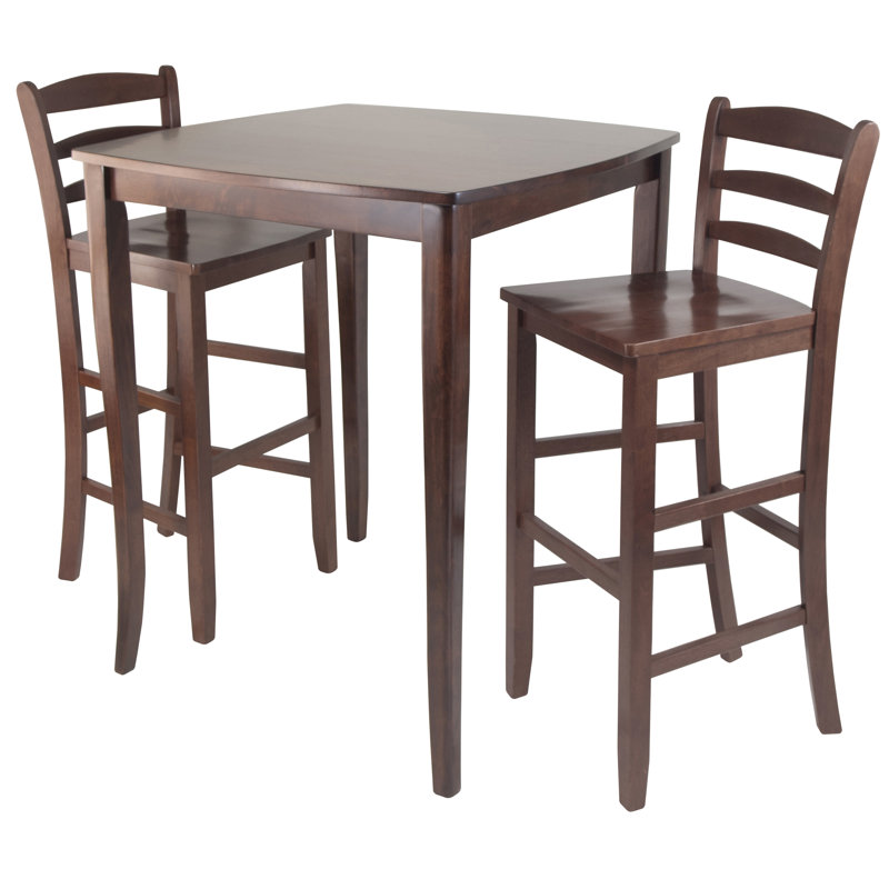 Walnut Four Leg Dining Set