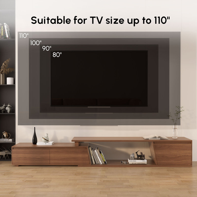 Cuadrado 110.2'' W TV Stand Storage Credenza