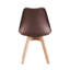Carys Modern  Scandinavian Minimalist Dining Chairs with Faux Leather Cushions and Solid Wood Legs - Side Chair for Dining Room Kitchen Office-1654351948