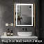 Miroir mural plat