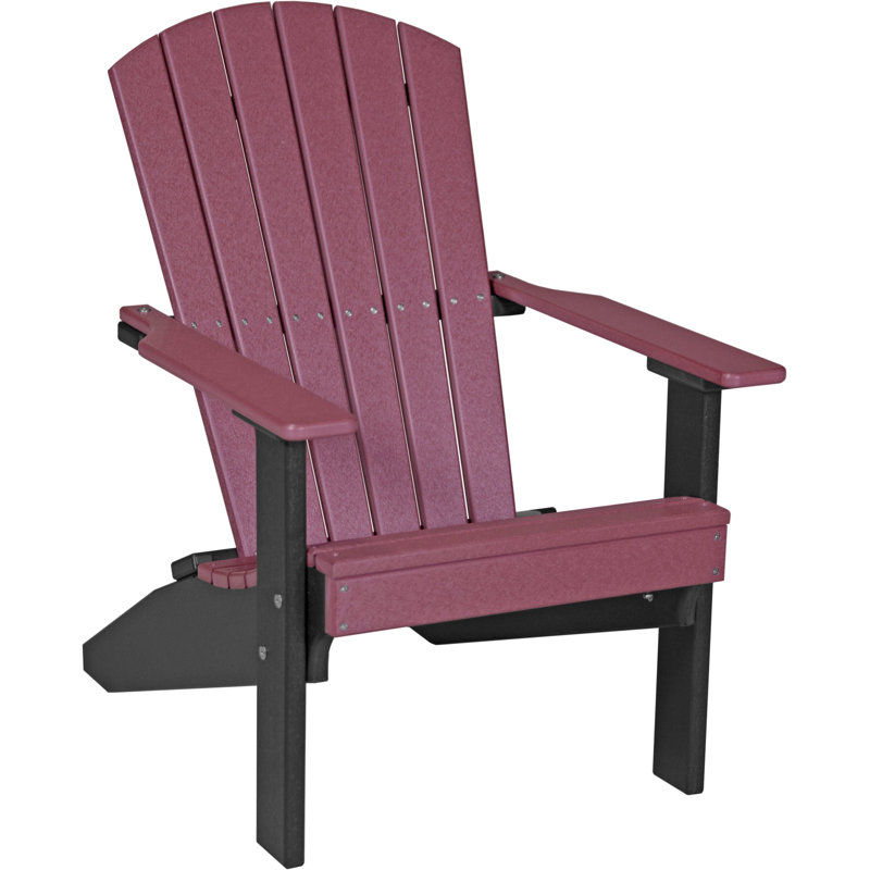 Chaise Adirondack Lakeside, Bois de cerisier / noir