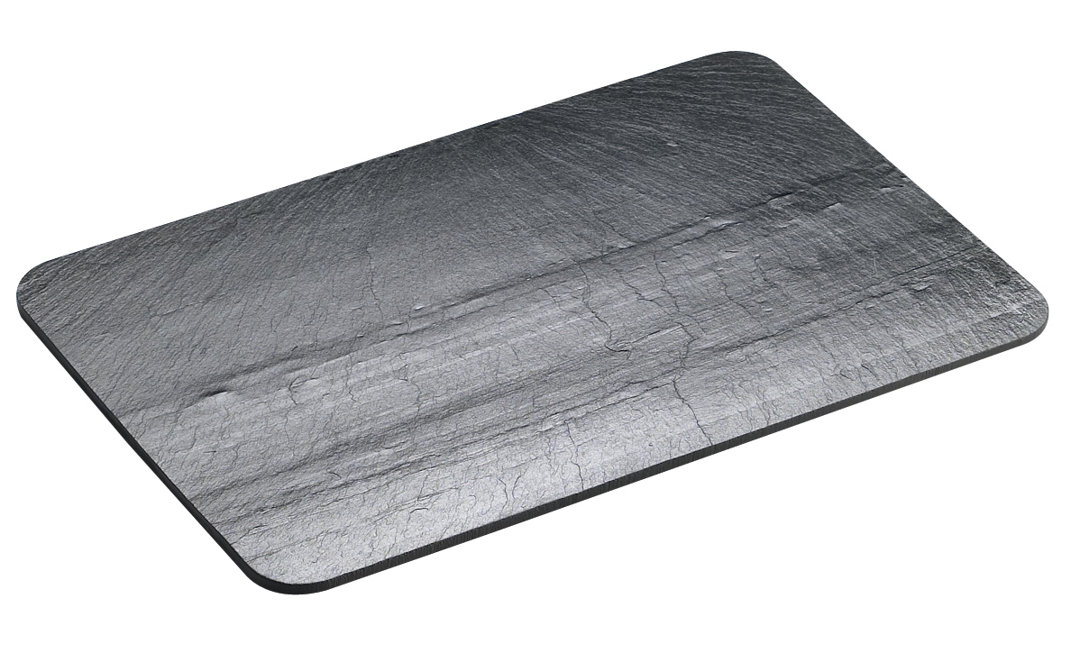 Faux Slate Rectangular Serving Platter Cal-Mil 
