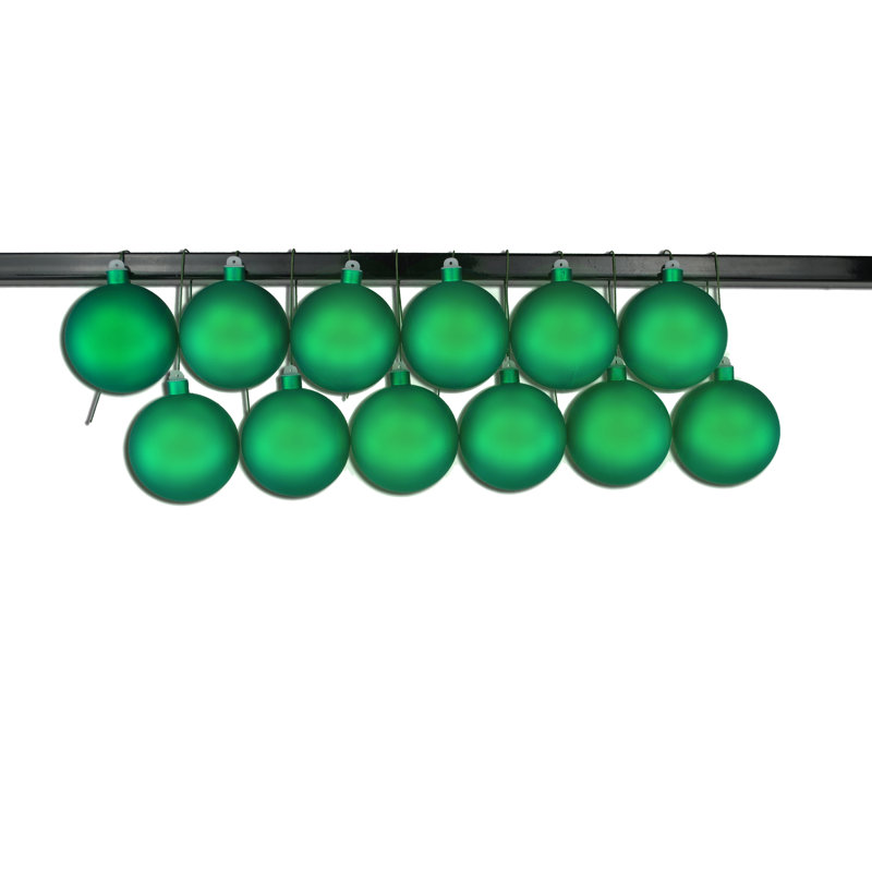 Ornement boule solide, Vert
