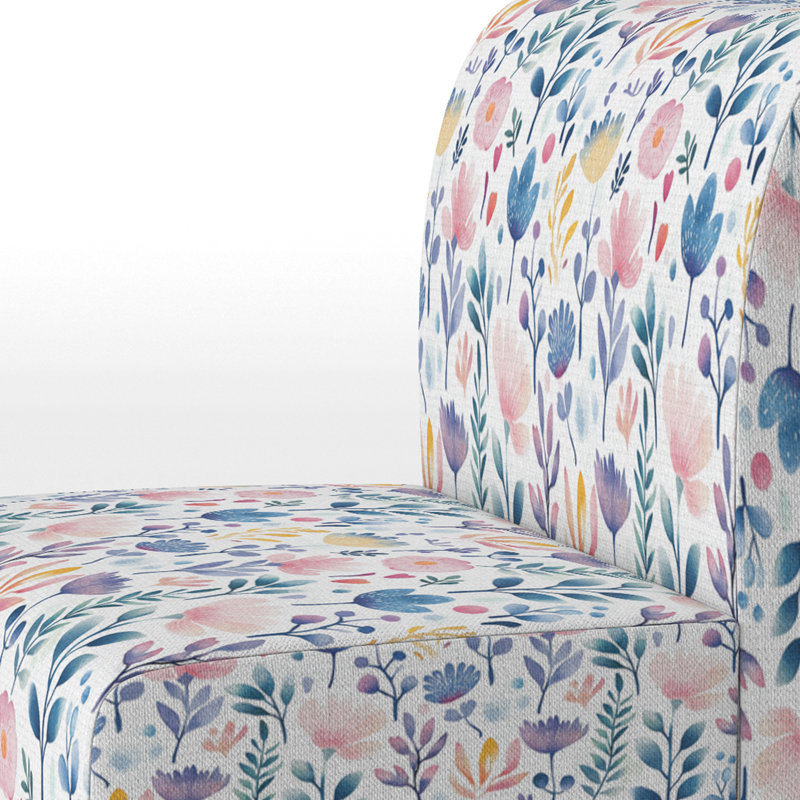 Fauteuil de chambre Boho, Pantoufle sans accoudoirs