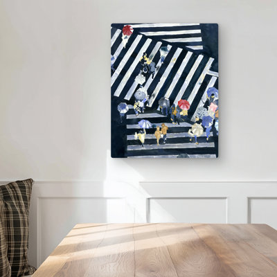 Main Street - Street Scenery Metal Print for Home Decor
