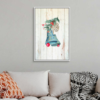Cloches de Noël - reproduction d'art sur toile