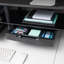 Support pour écran double Mind Reader, tablette de rangement, range-tout, bureau, L 38,5 po x l 11 po x H 10,5-12,5 po