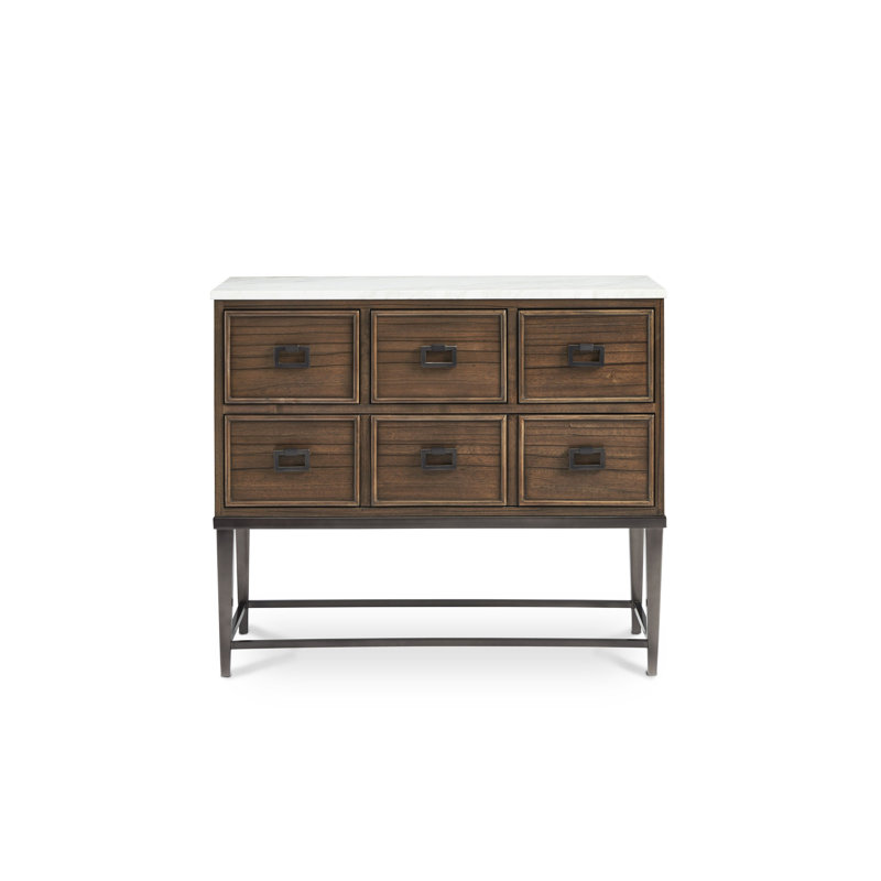 Courtland 6 - Drawer Nightstand