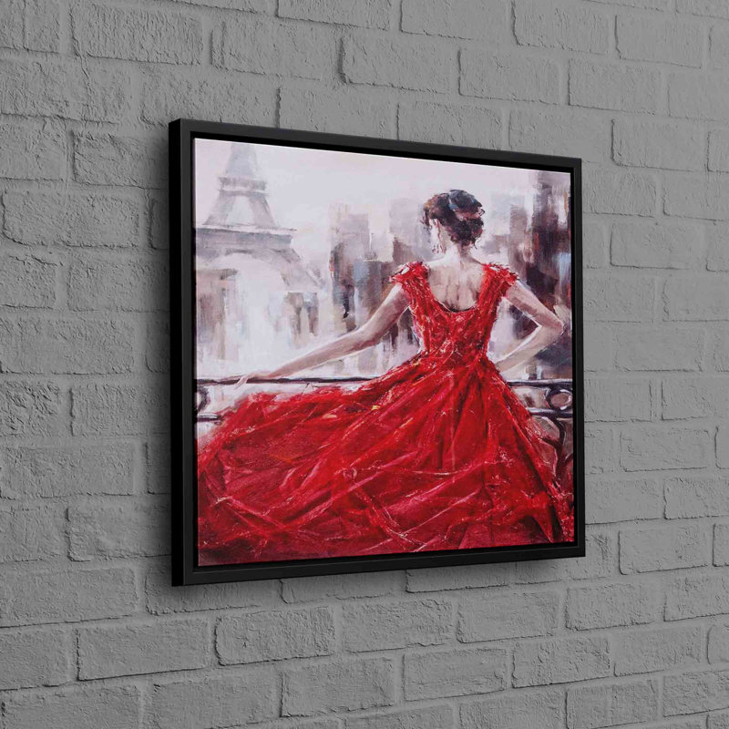 Print on Canvas, 20 cm H x 20 cm W, Framed Print without Mat, Black