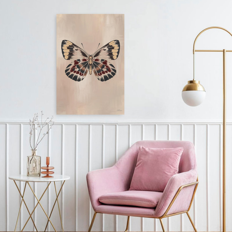 Art contemporain papillon, H 24 po x l 16 po