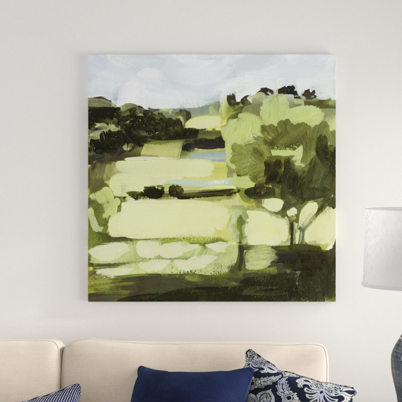 Verdant Daze I by Victoria Borges - Wrapped Canvas Painting, 91cm H x 91cm W 
