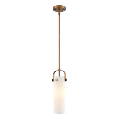 Luminaire suspendu à tige 1 lumière Shongopovi 12 po