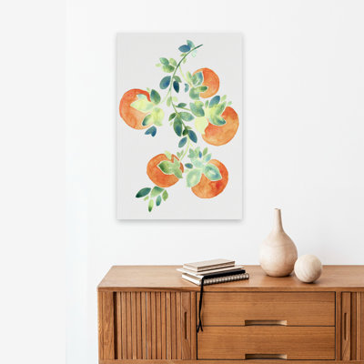Aquarelle oranges - Art floral et nature morte
