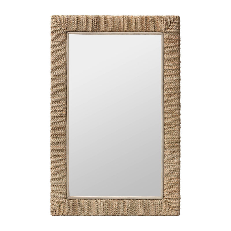 Miroir mural Aadithya Bali & Pari Geralyn, 32,3 po x 22 po, Rectangulaire