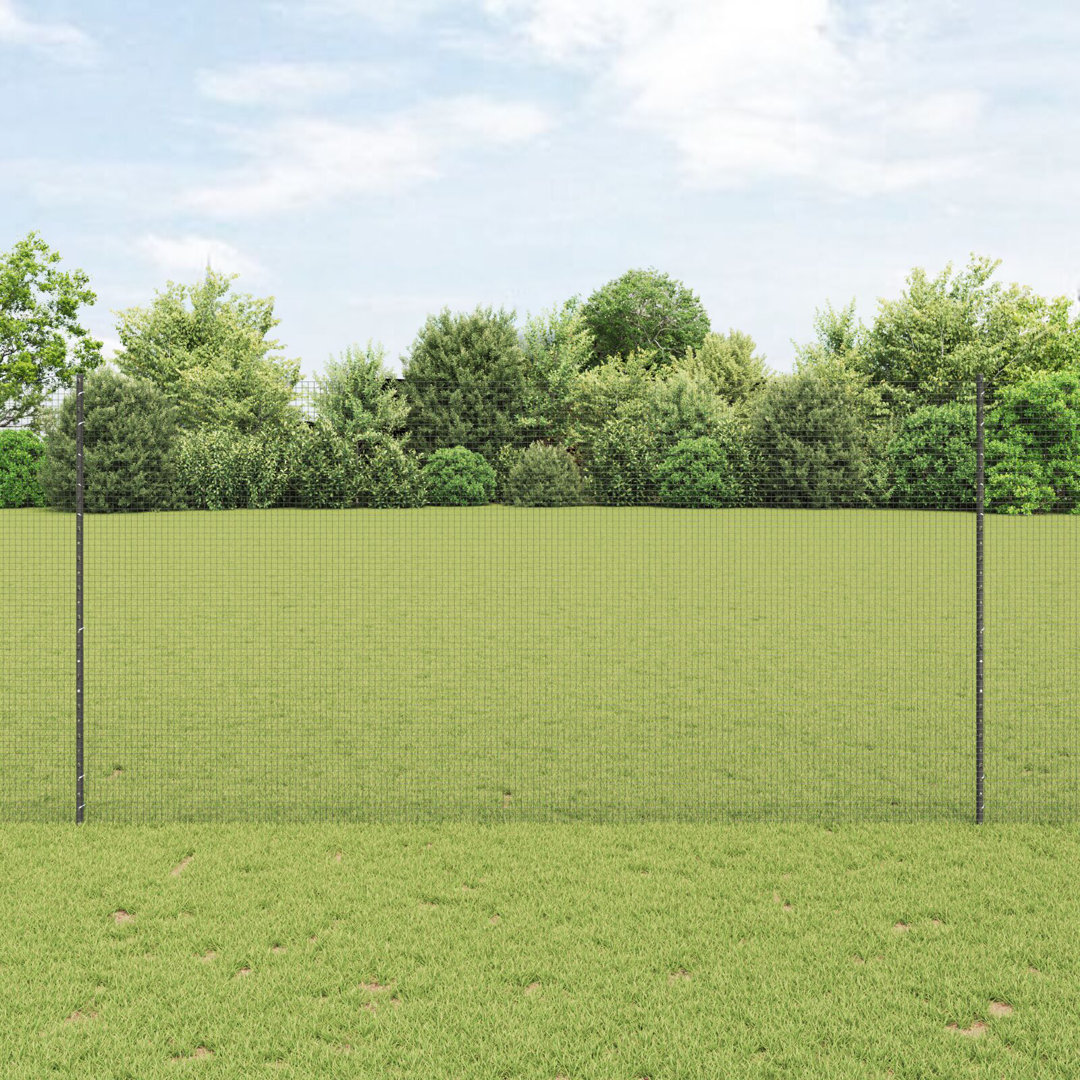 150cm H x 2500cm W Metal Border Fencing