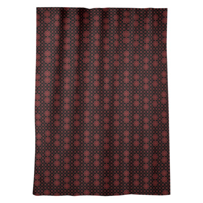 Panneau de rideau simple occultant et isolant avec passe-tringle treillis window Avicia