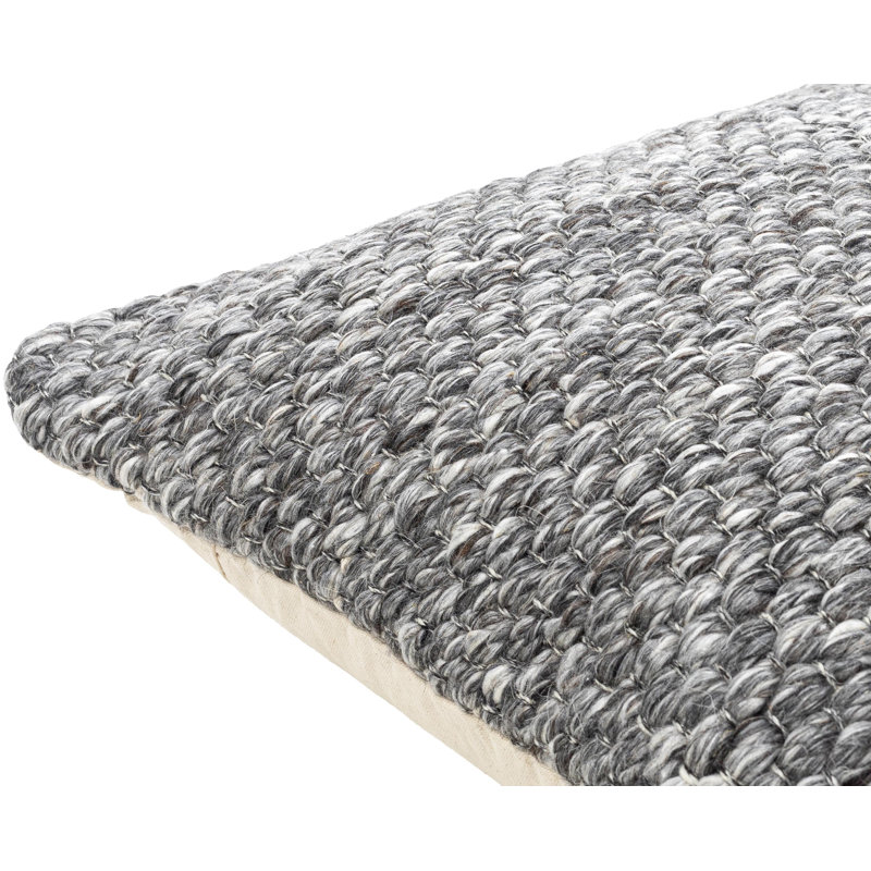 Cuttack Abstract Rayon/Viscose Reversible Pillow Cover, 18"H x 18"W