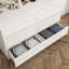 Commode double 6 tiroirs Modern White