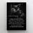 Black Cat On Black Background - I Know I'm Just A Cat - 1 Piece Rectangle Graphic Art Print On Wrapped Canvas-1498980100