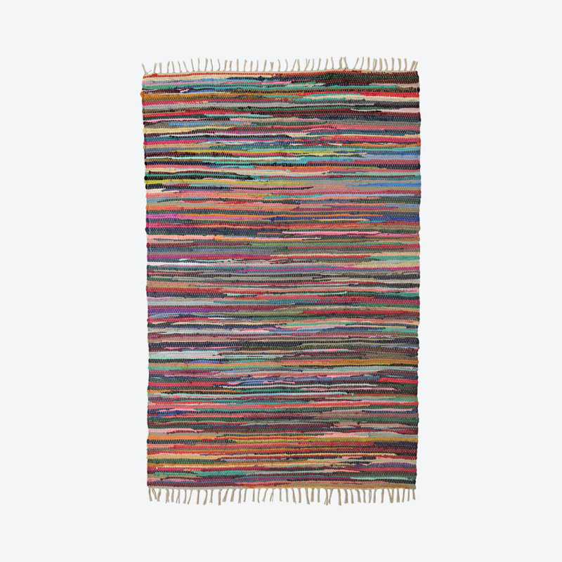 Dillow Solid Colour Hand Woven Area Rug, Rectangle 75cm x 135cm L