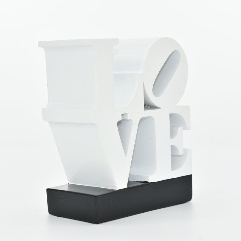 Sculpture Adam & Friends Home Decor 1 pièce, Blanc