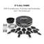 Fonduelette 1 L Stainless Steel Fondue Set
