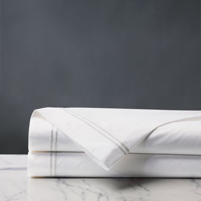 Enzo 100% Cotton Percale Flat Sheet