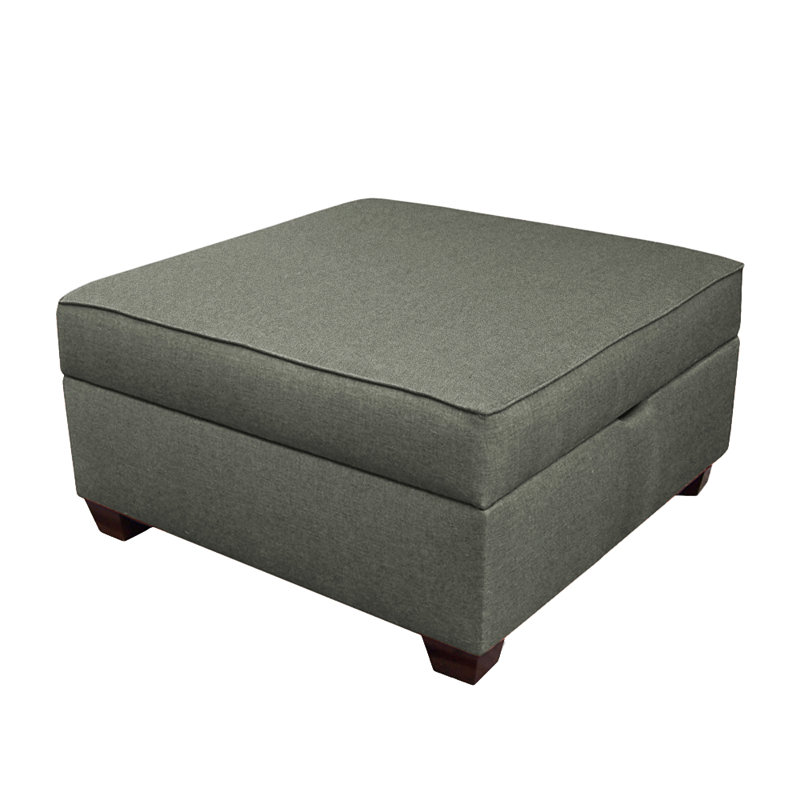 Anke Upholstered Ottoman, Flint