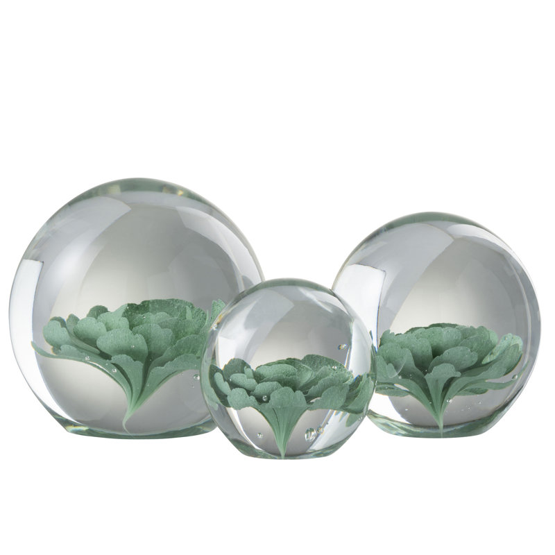 Xanthe Glass Decorative Object, 12cm H x 12cm W x 12cm D