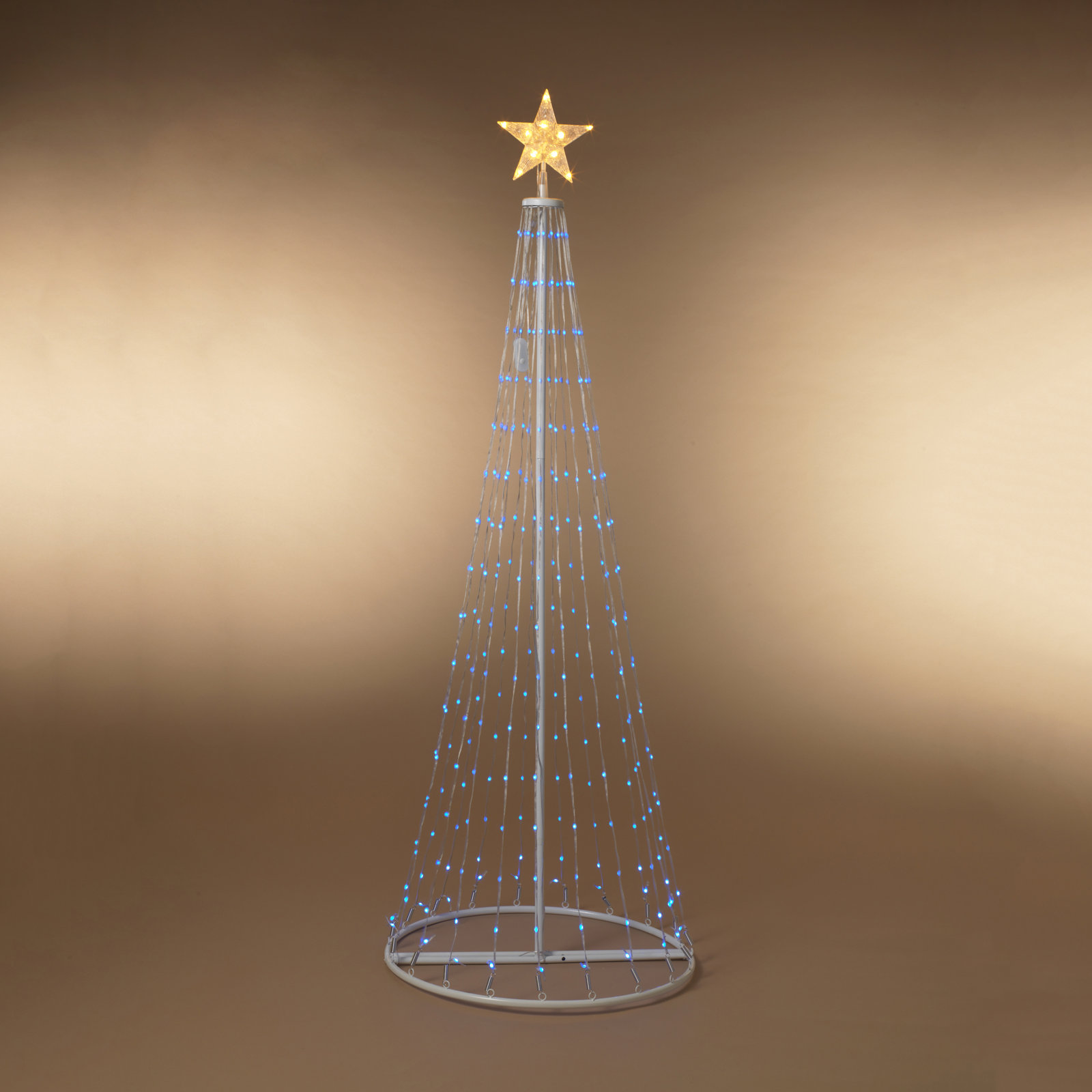 6 Ft. Color Changing Led Steel Framed Christmas Tree