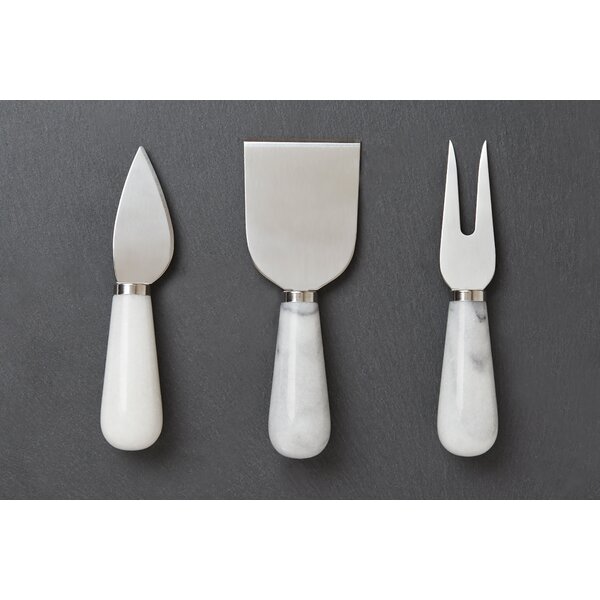 Farberware Holiday 3-piece Cheese Knife/Spreader Set in Metallic