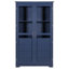 Armoire de cuisine avec portes en verre et 4 tiroirs Gorana-115330405