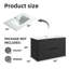 Meuble-lavabo moderne de 30 po et 36 po avec tiroirs à fermeture en douceur, façade 3D texturée et design flottant - solution de rangement murale spacieuse-661017476