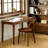 Ergonomic Dining Chairs, Solid Wood Modern Walnut Chair For Small Kitchen