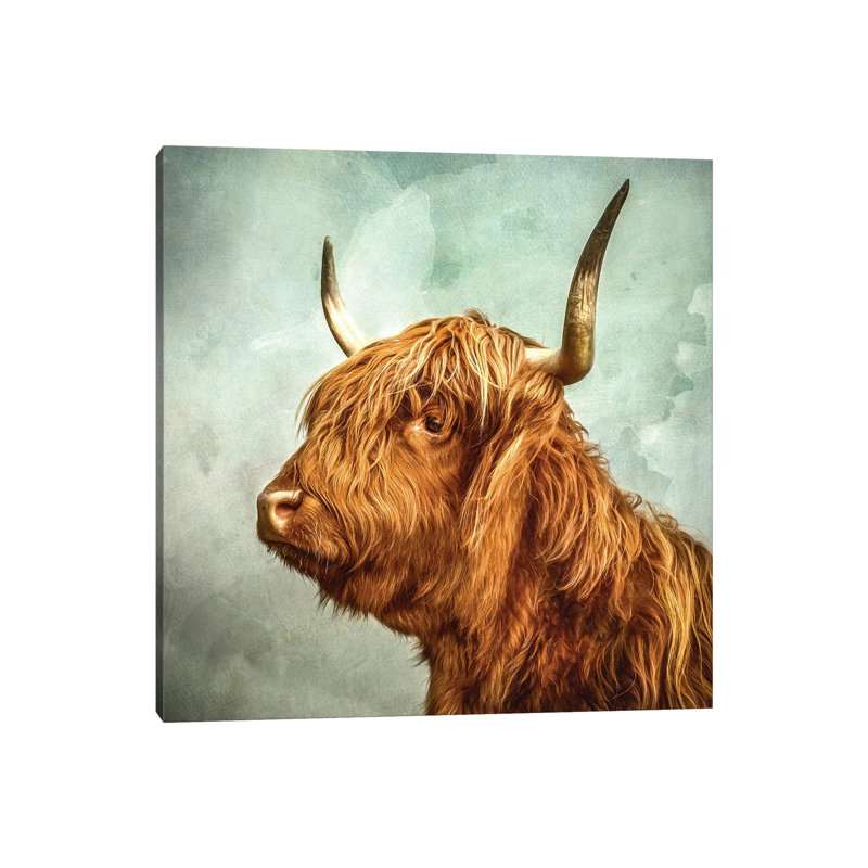 « Contemplation » par Mark Gemmell-impression d’art graphique, H 26 po x l 26 po x P 1,5 po, Toile tendue, Pas de tapis