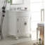 Meuble-lavabo 32 po blanc antique Versailles Collection -460680348