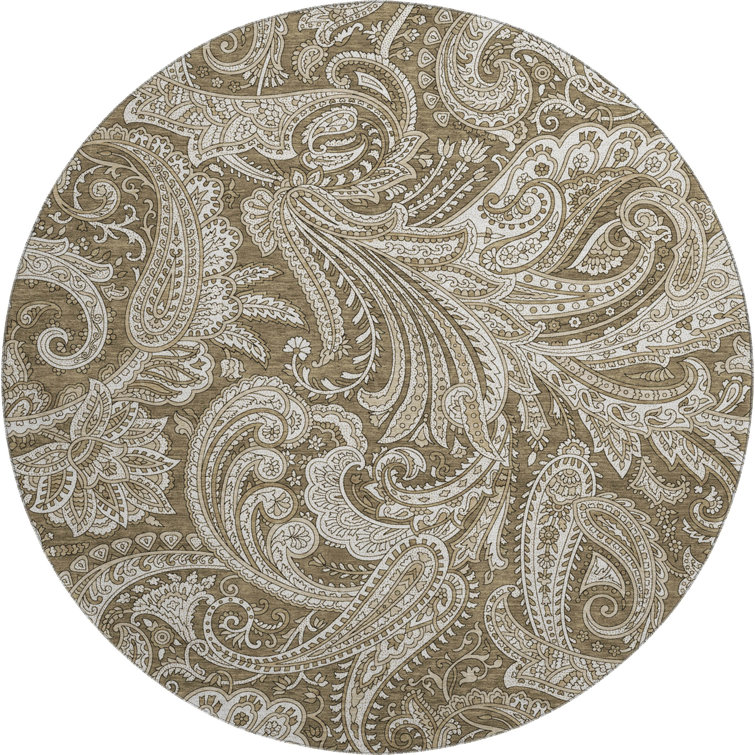 Premium Machine Washable Antonelli Chocolate Rug