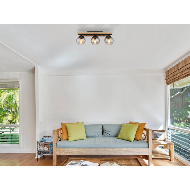 Nesi Glass Flush Mount