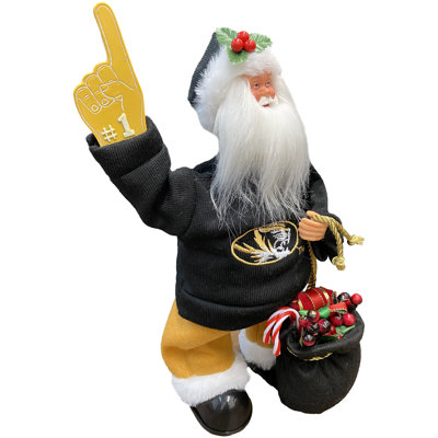 NCAA 12 inch Animated/Musical Santa