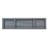 Franklin 60" Fireplace With 2 Doors In Grey