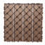 Paquet de 68 tuiles de terrasse à emboîtement en plastique de 11,42 po x 11,42 po - 61,60 pi.