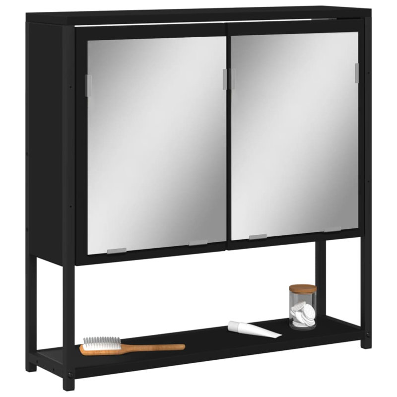 Bathroom Cabinet, Black