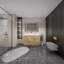 Meuble-lavabo double l 48 po Kyng-14387643