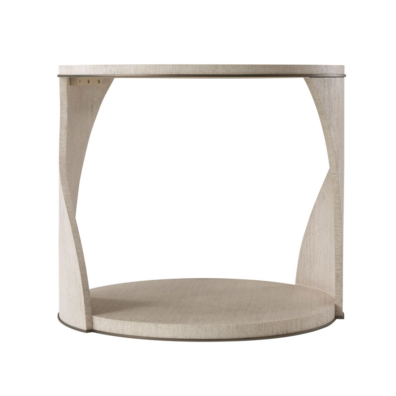 Isola Solid Wood End Table, Gowan