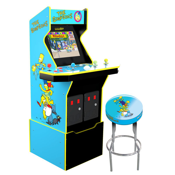 The Simpsons Arcade1up Arcade 1up 5 Piece Front Decal Sticker Set