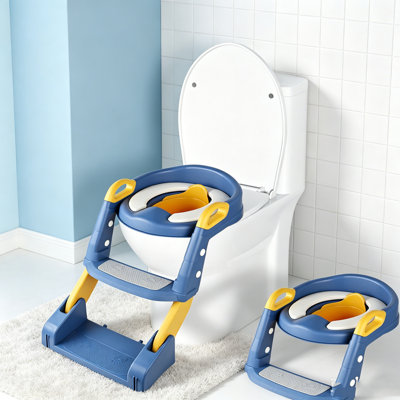 Siège de toilette 2-en-1 avec échelle réglable