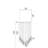 Integrated LED 36in Brass Modern Chandelier with Textured Handmade Glass for Living Room Dining Room-94314914